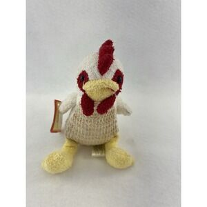 Bath & Body Works Scrubby Buddies Cluck Chicken‎ Farm Plush Washcloth Toy